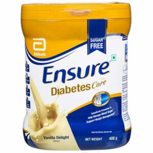 Ensure Diabetes Care Powder - Vanilla Flavour 400 gm (Pet Jar)
